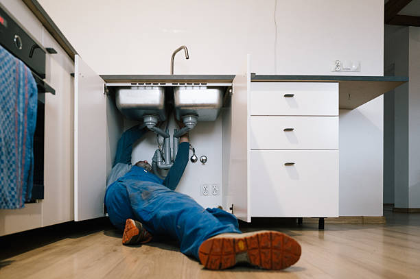 Professional Drain Cleaning technician working in Pompeys Pillar, MT